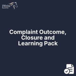 Complaint Outcome, Closure and Learning Pack