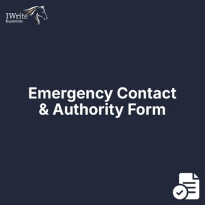 Emergency Contact & Authority Form