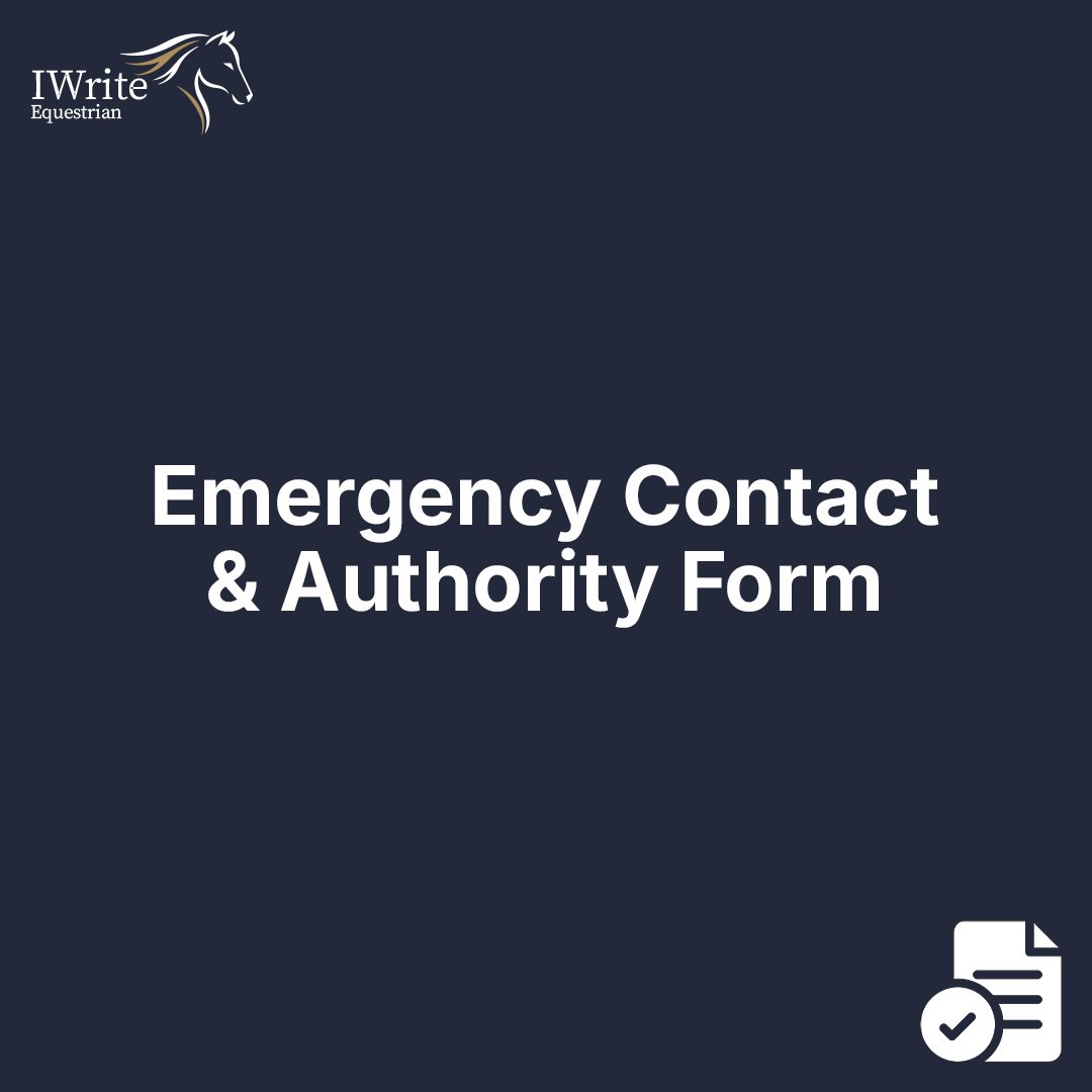 Emergency Contact & Authority Form