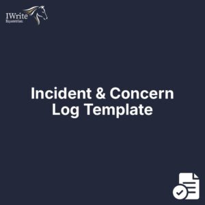 Incident & Concern Log Template