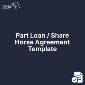 Part Loan / Share Horse Agreement Template