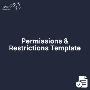 Permissions & Restrictions Template