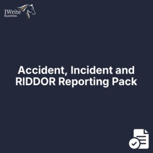 Accident, Incident and RIDDOR Reporting Pack