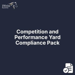 Competition and Performance Yard Compliance Pack